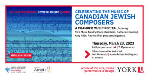 Pre-concert chat: Celebrating the music of Canadian Jewish Composers