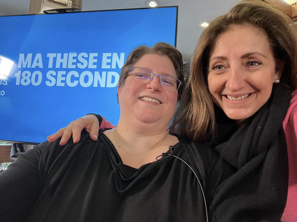 Avec mon amie Nelly de Breze / With my friend Nelly de Breze